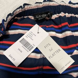 NWT- Lane Bryant Stripe Top- 14/16